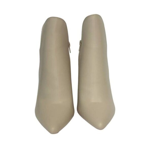 QUPID / Signal-84X / Beige / Faux Leather & Croc / Embossed Ankle / Booties / Hi - Picture 3 of 8